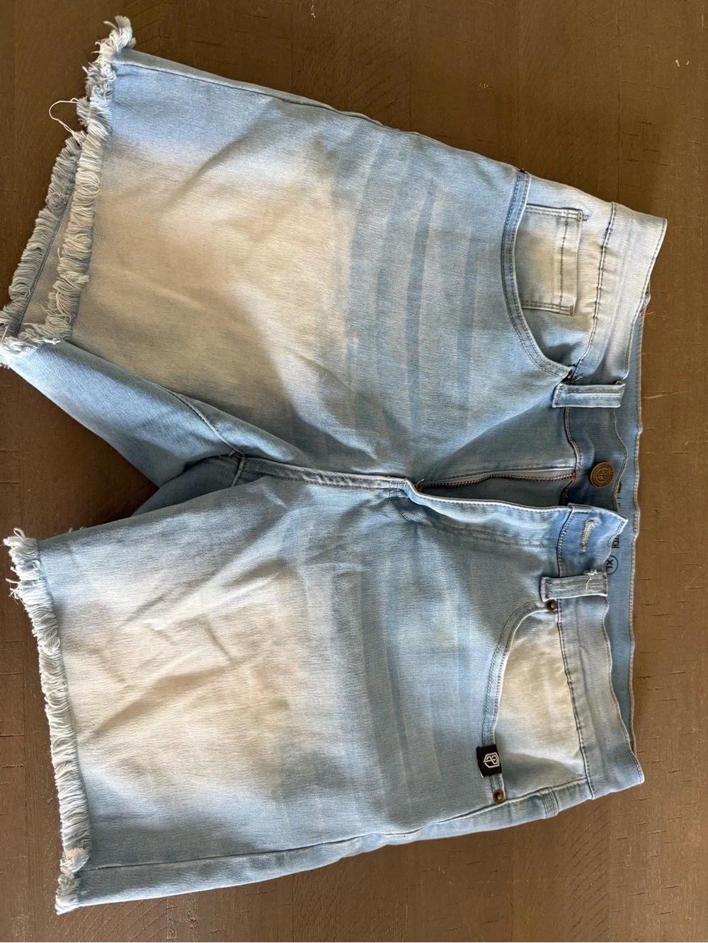 Born Primitive Light Blue Denim Cutoff Shorts